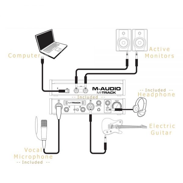 M-audio Vocal Studio Pro Mk2 Package Schematic