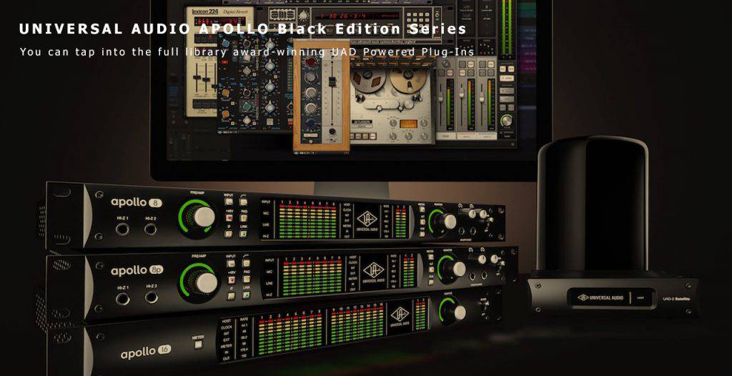 Universal Audio Apollo Black Edition Series Content