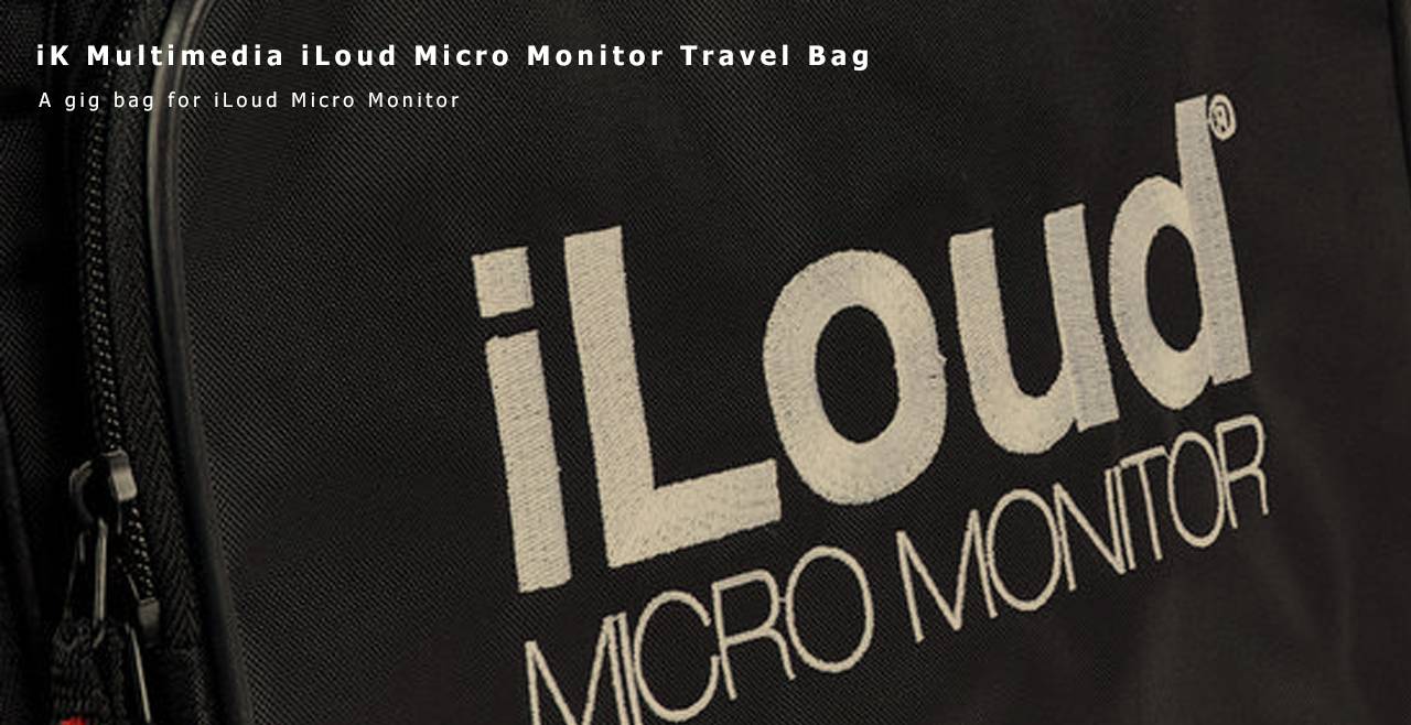 iK Multimedia iLoud Micro Monitor Travel Bag Content