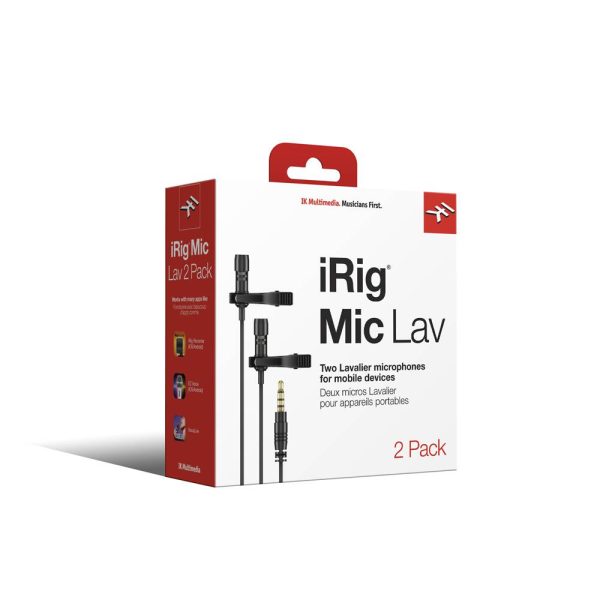 iK Multimedia iRig Mic Lav 2Pack Box