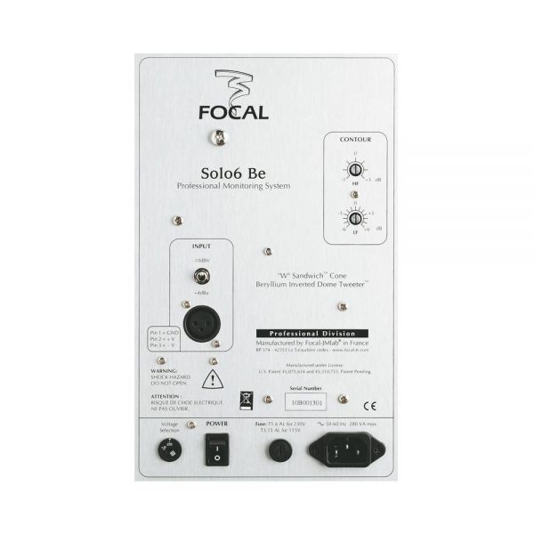 FOCAL Solo6 Be Back Panel