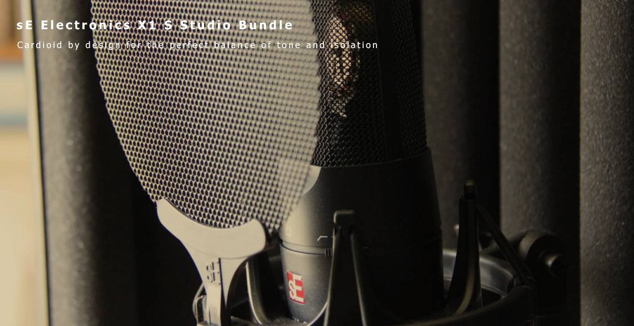 sE Electronics X1 S Studio Bundle More