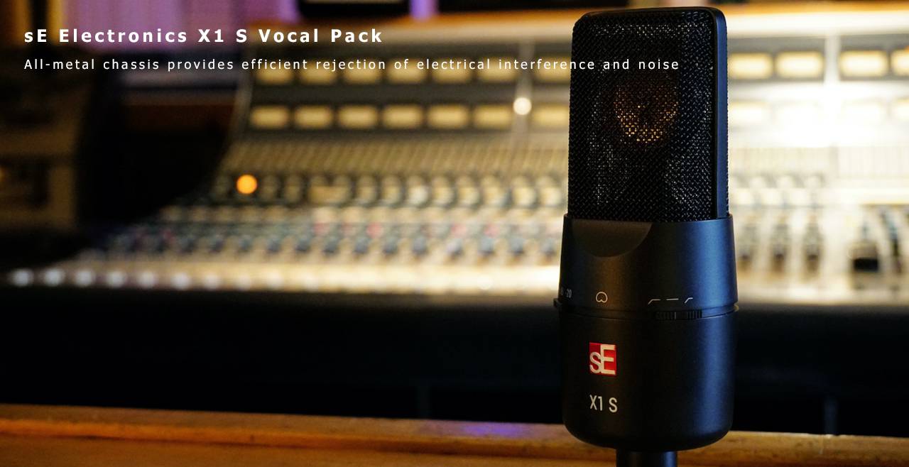 sE Electronics X1 S Vocal Pack More