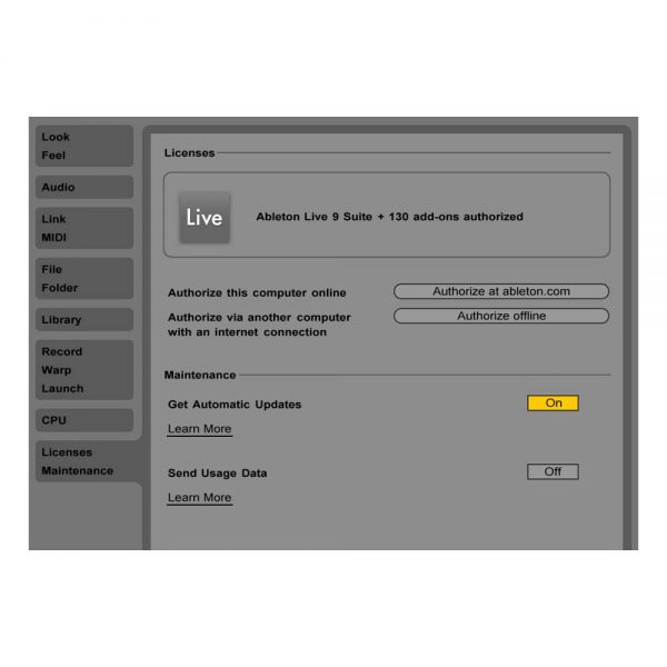 Ableton Live 9.x Suite Licenses