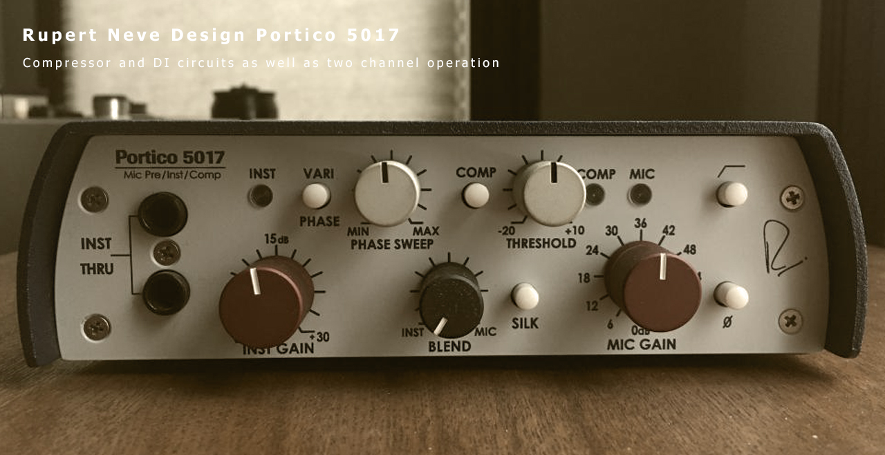 Rupert Neve Design Portico 5017 More