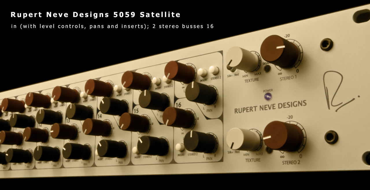 Rupert Neve Designs 5059 Satellite More
