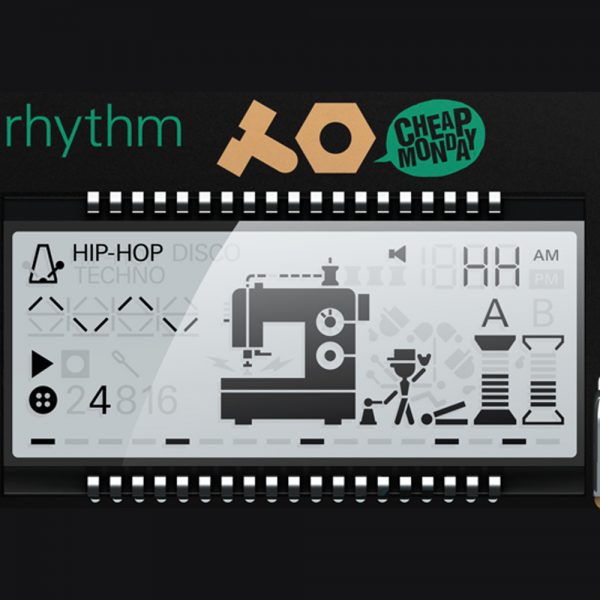 teenage engineering PO-12 rhythm Zoom LCD