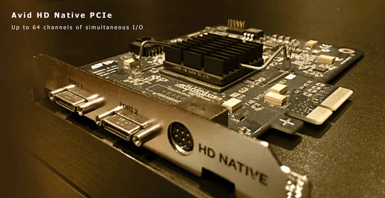 Avid HD Native PCIe Content