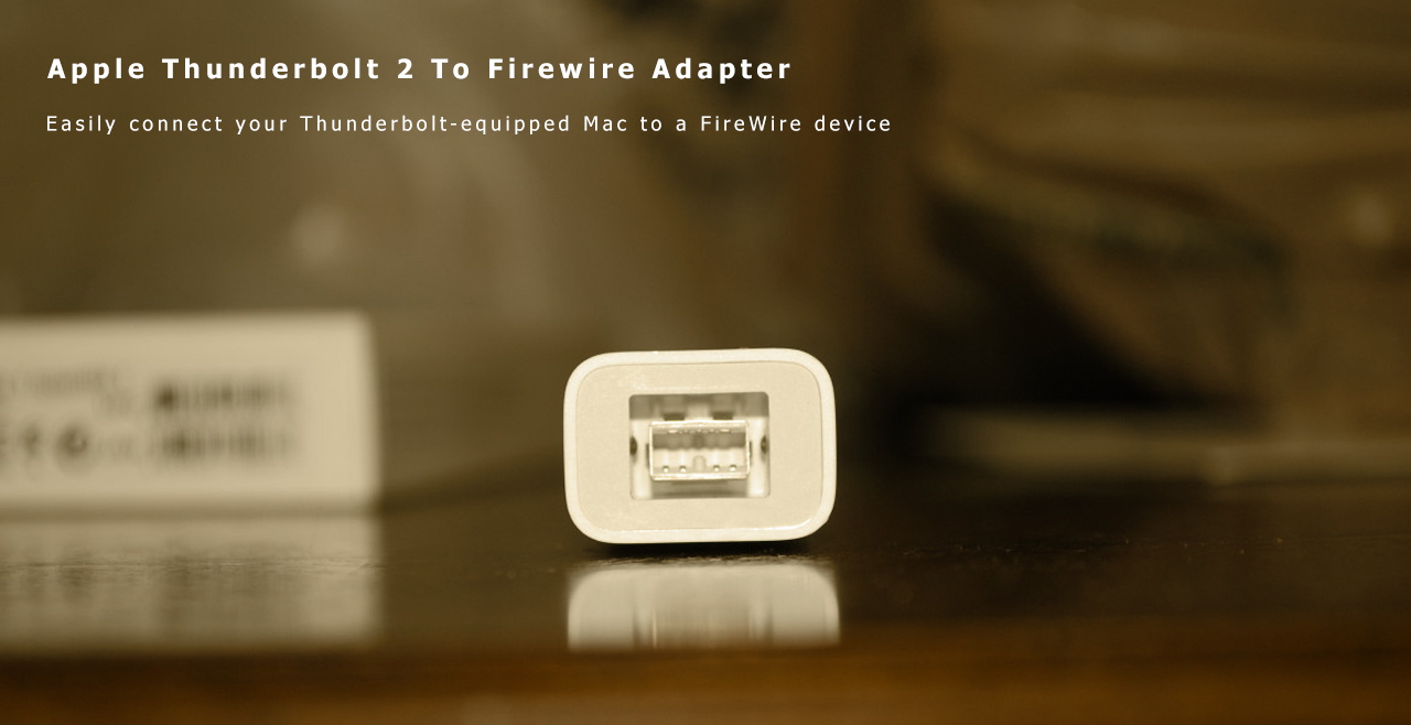 Apple Thunderbolt to FireWire Adapter Content