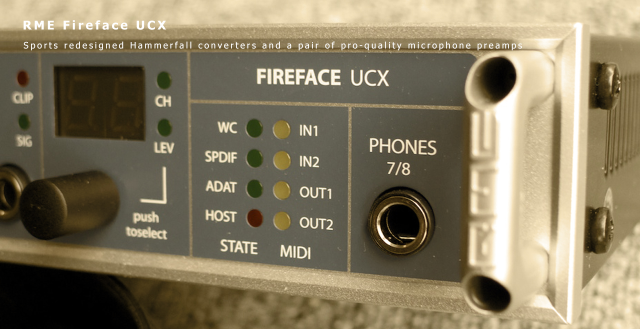 RME Fireface UCX Content