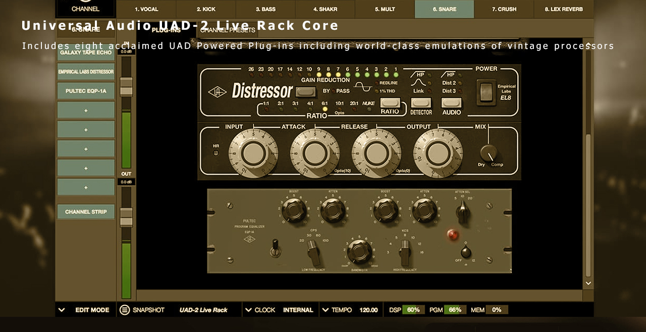 Universal Audio Live Rack Core More