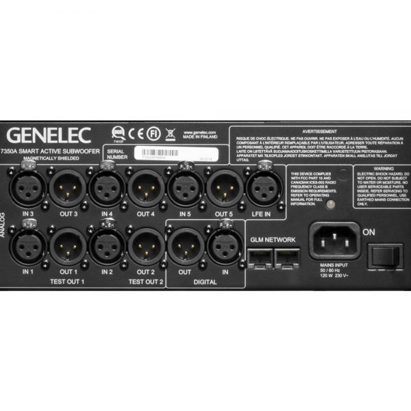 Genelec 7350A Back Panel