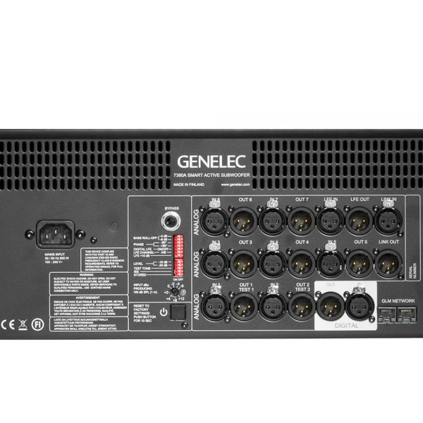 Genelec 7380A Connector Panel Zoom