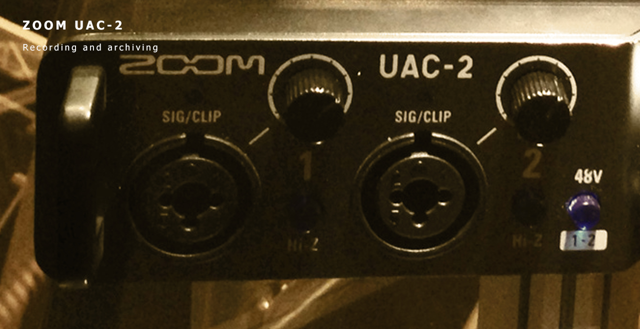 ZOOM UAC-2 Pre Amps