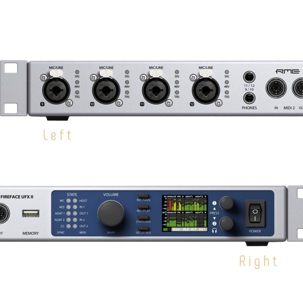 RME Fireface UFX II Front Panel