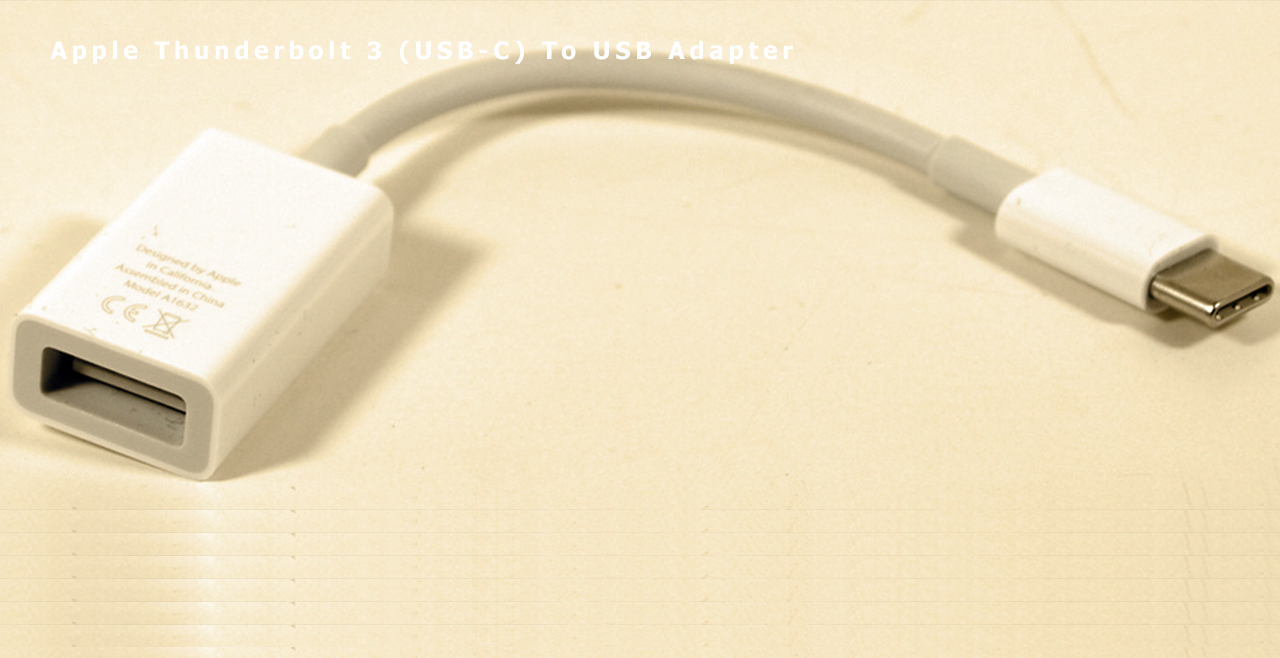 Apple Thunderbolt 3 (USB-C) To USB Content