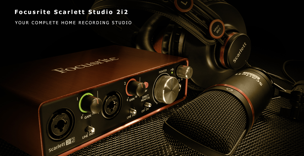 Focusrite Scarlett 2i2 Studio-Content