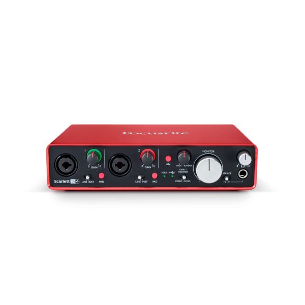 Focusrite Scarlett 2i4 Front Up