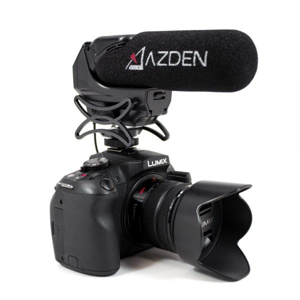 AZDEN SMX-15 On DSLR Camera