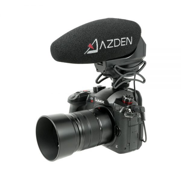 AZDEN SMX-30 On DSLR Camera