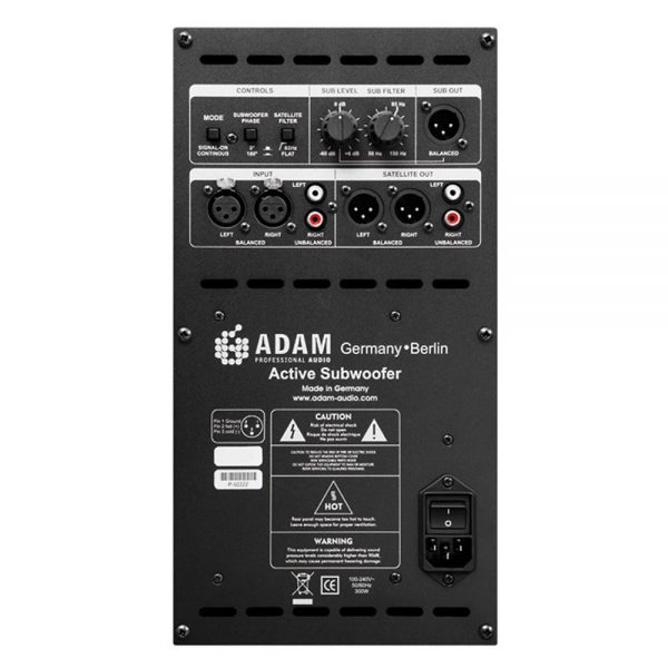 ADAM Audio SUB8 Back