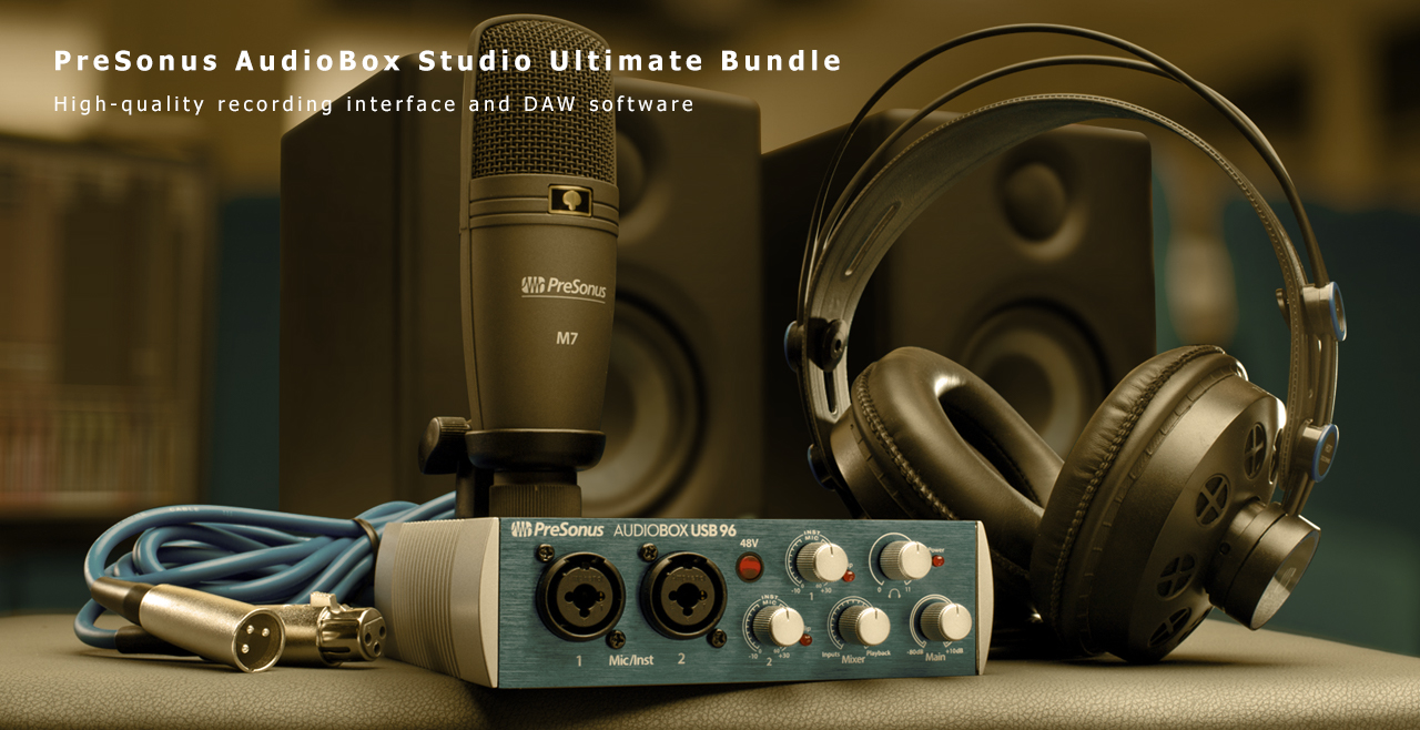 PreSonus AudioBox Studio Ultimate Bundle Content