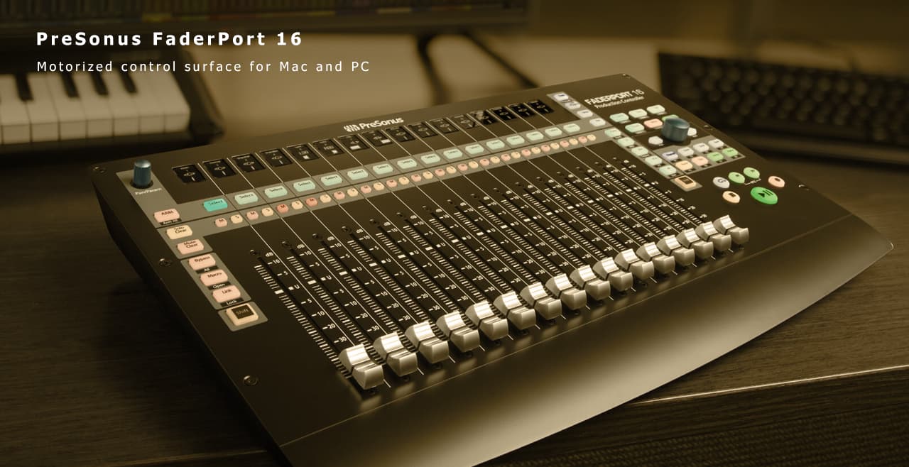 PreSonus FaderPort 16 Content