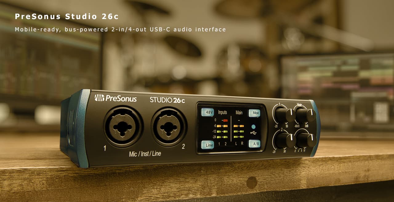 PreSonus Studio 26c Content