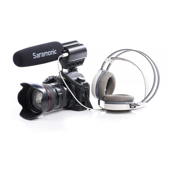 Saramonic Vmic Pro On Camera With Headphone