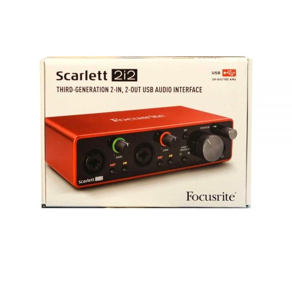 Focusrite Scarlett 2i2 G3 Box