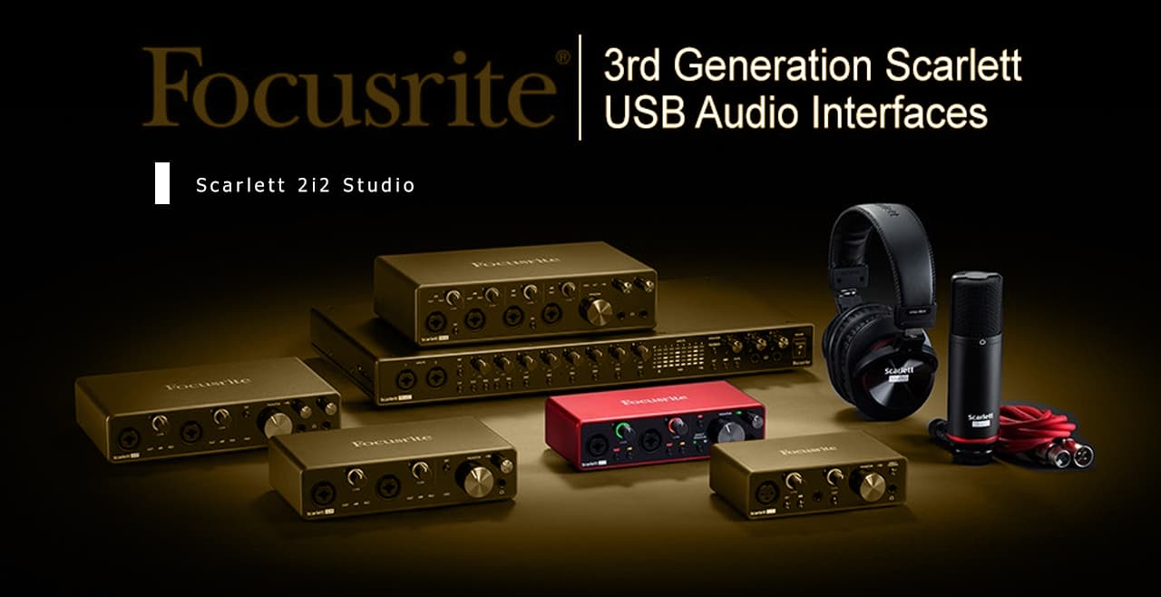 Focusrite Scarlett 2i2 Studio G3 Content