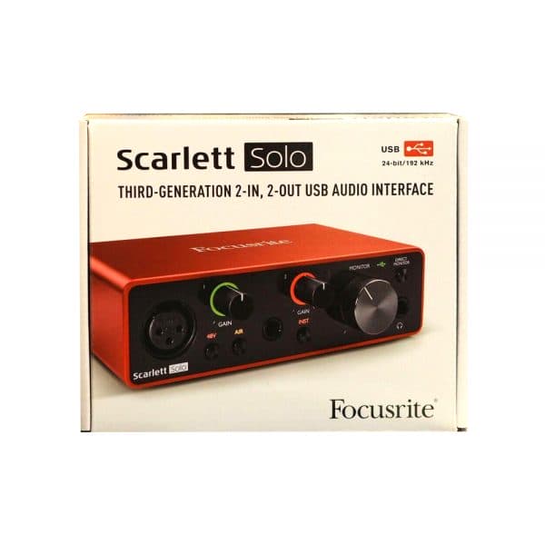Focusrite Scarlett Solo G3 Box