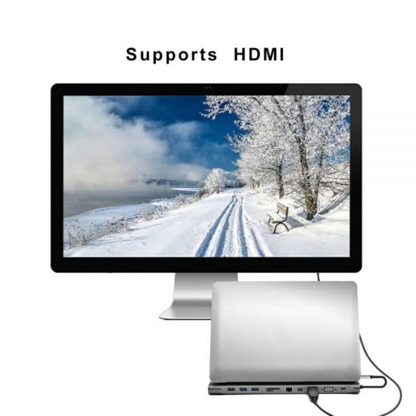 Type-C Station 11 in 1 HDMI Port