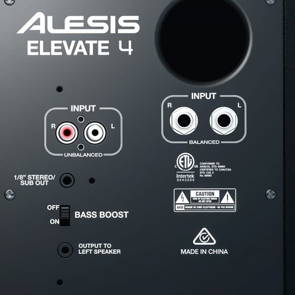 Alesis Elevate 4 Back Detail