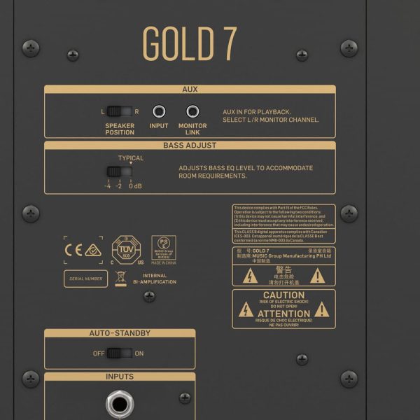 TANNOY GOLD 7 Back Detail