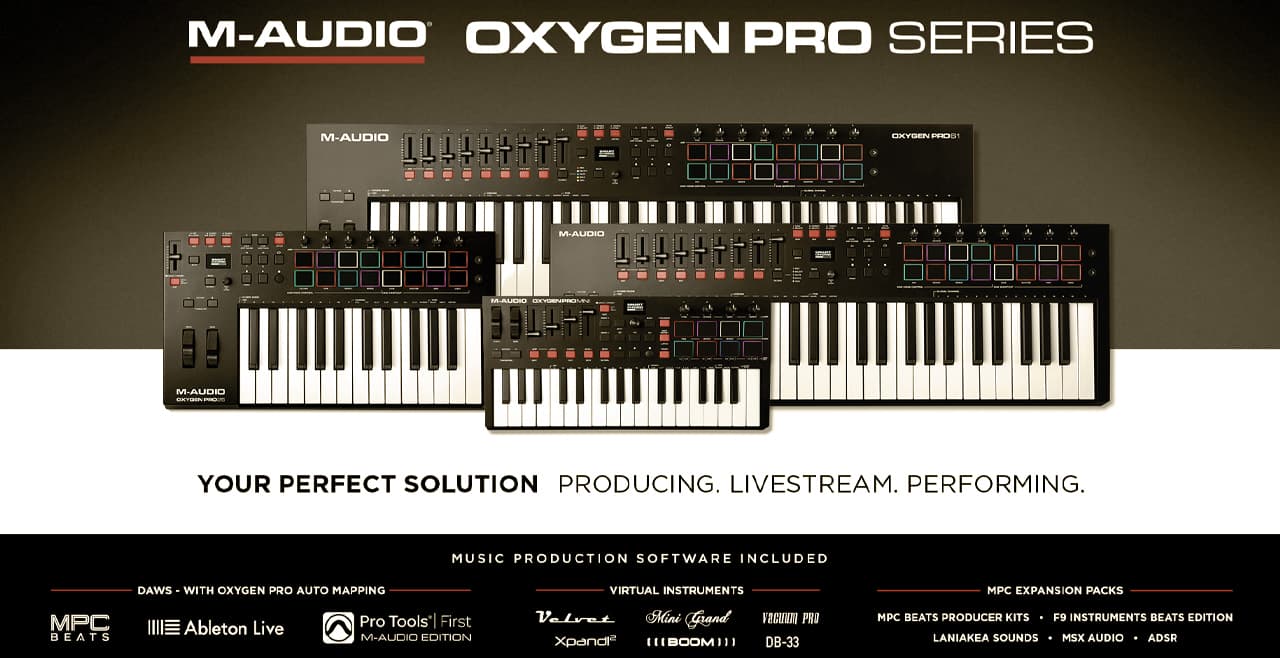 M-Audio Oxygen Pro Series Content 