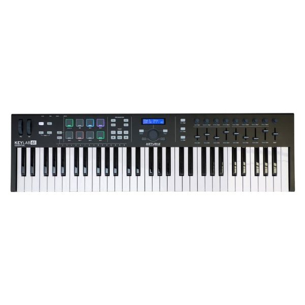 Arturia-KeyLab-Essential 61 Black Edition Top