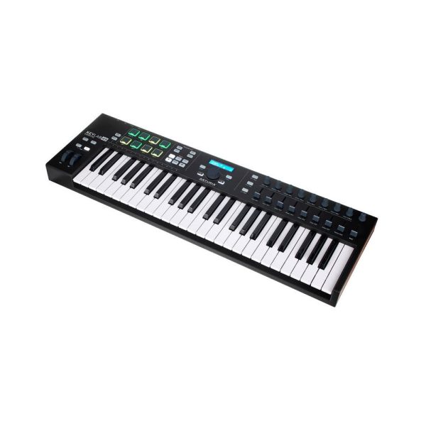 Arturia KeyLab Essential 49 Black Edition Angle Top