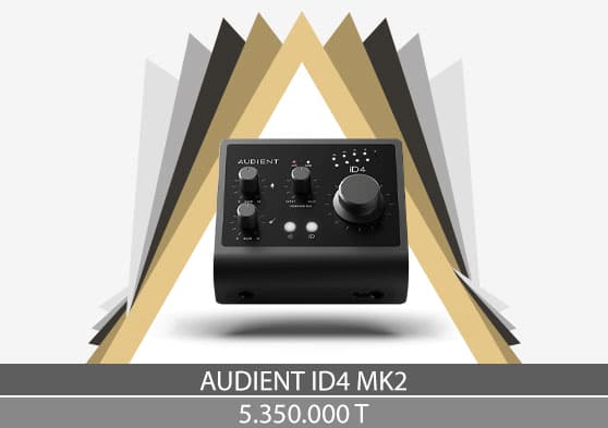 کارت صدا USB استودیو خانگی و حرفه ای Audient-ID4-MK2-Tile