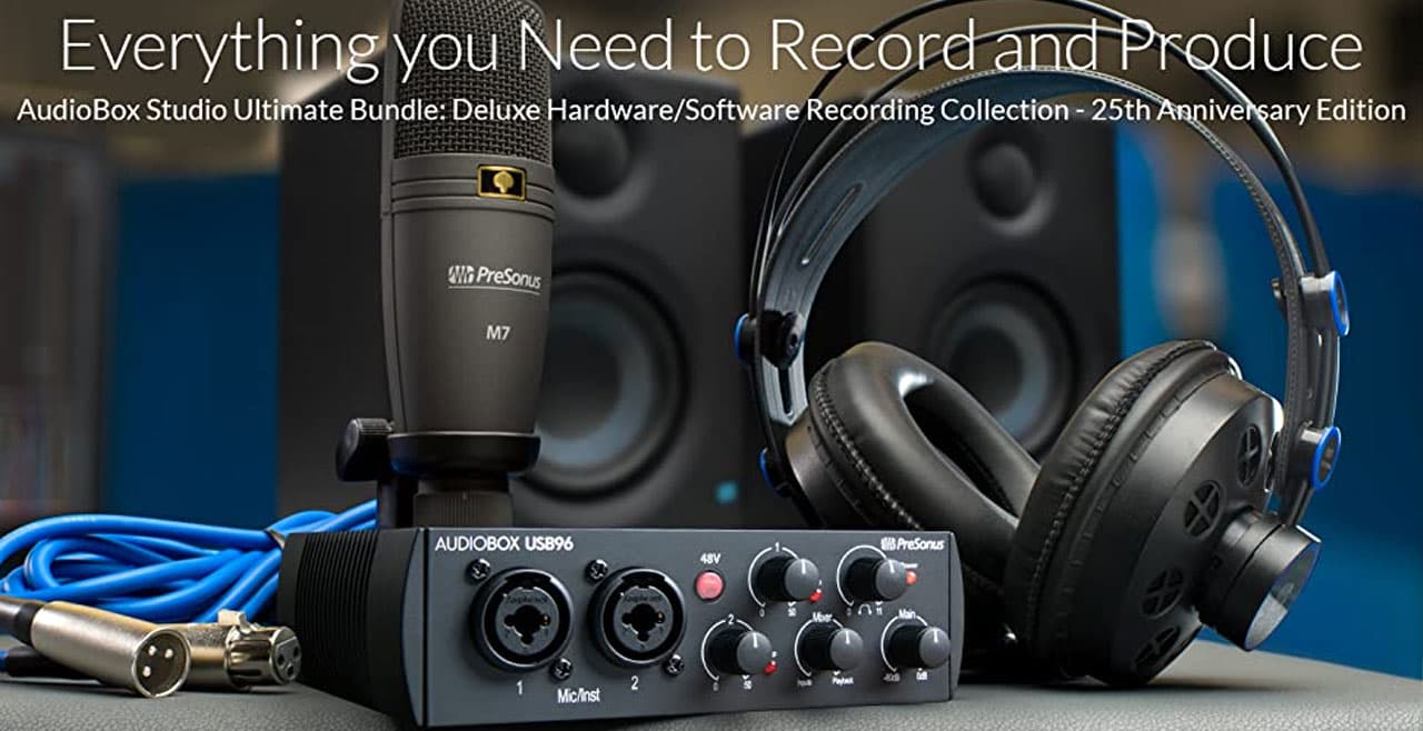 PreSonus AudioBox Studio Ultimate Bundle 25th Anniversary Content
