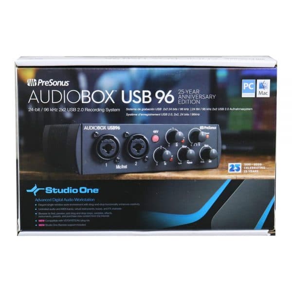 PreSonus AudioBox USB 96 25th Anniversary Box