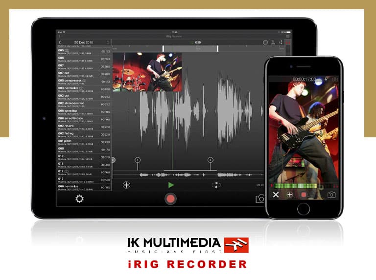 بهترین اپلیکیشن صدا و تصویر روی موبایل و تبلت iK-Multimedia-iRig-Recorder-3-Tile