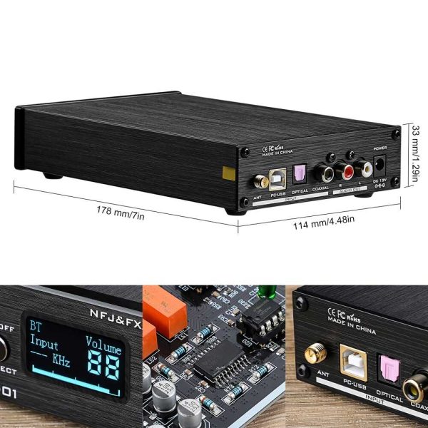FX-AUDIO-D01 Dimensions