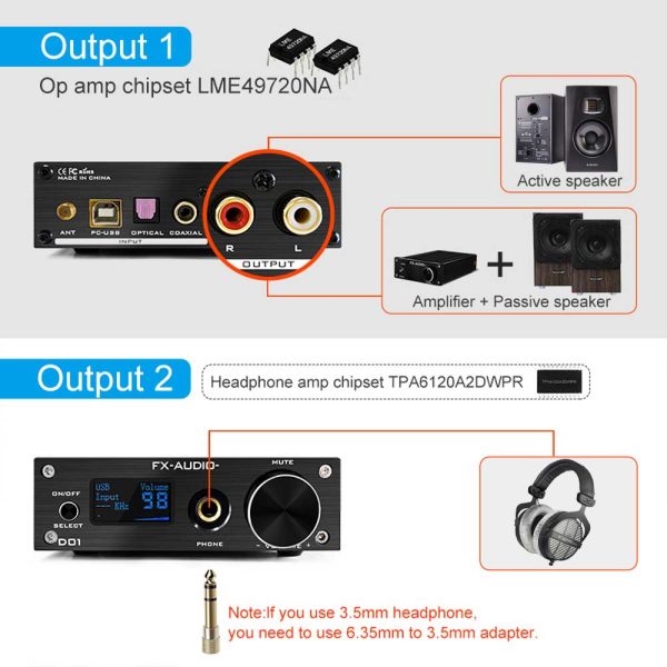 FX-AUDIO-D01 Setup