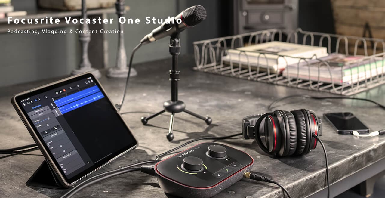 Focusrite Vocaster One Studio Content