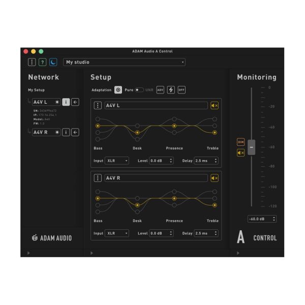 ADAM Audio A4V A Control