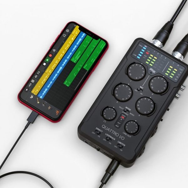 iK Multimedia iRig Pro Quattro IO iPhone