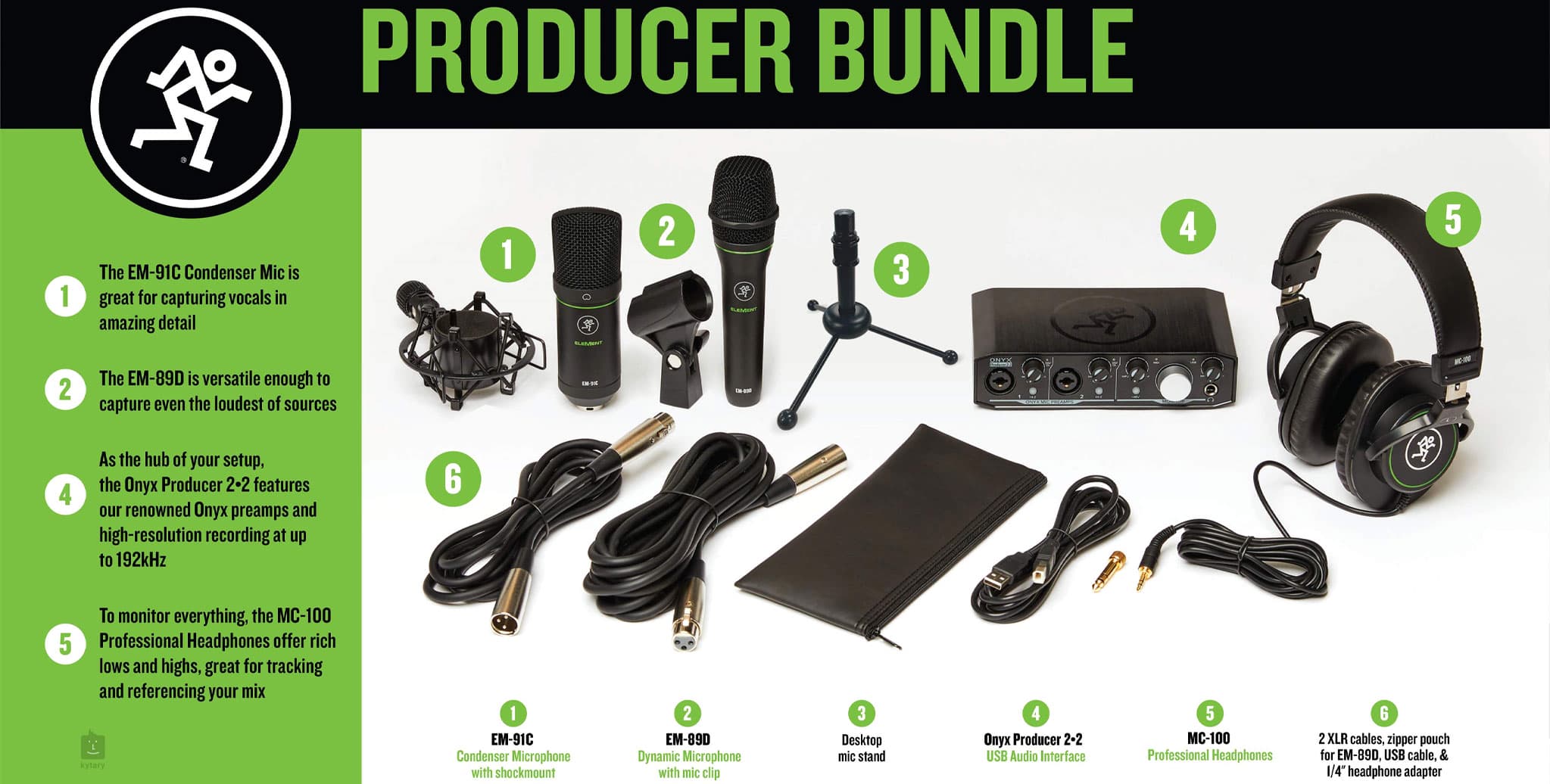 Mackie Producer Bundle More