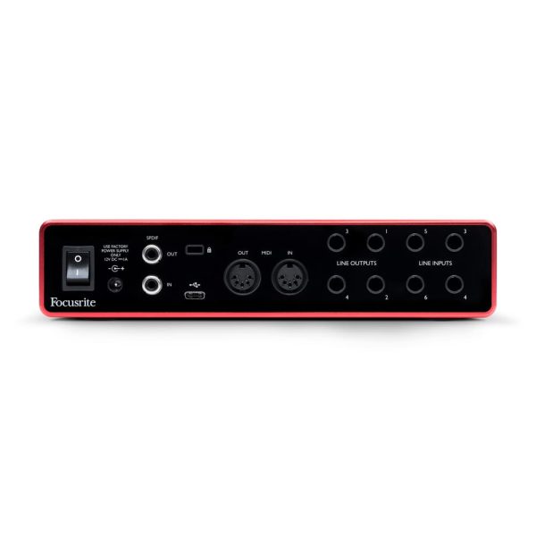 Focusrite Scarlett 8i6 G3 Back