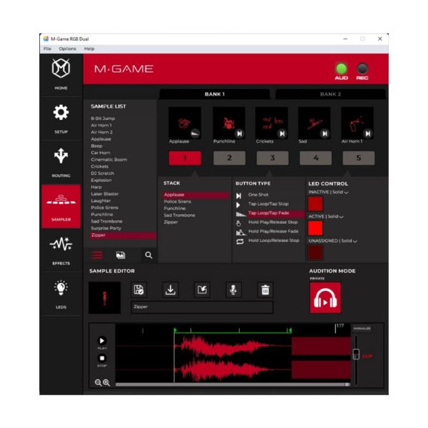 M-Audio M-GAME Solo Sampler
